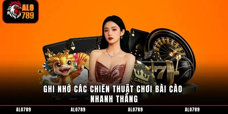 Ghi nhớ các chiến thuật chơi bài cào nhanh thắng