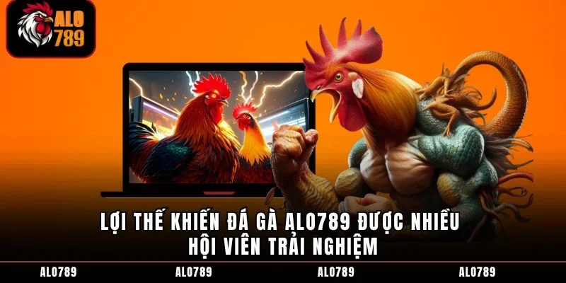 Lợi thế khiến đá gà ALO789 được nhiều hội viên trải nghiệm